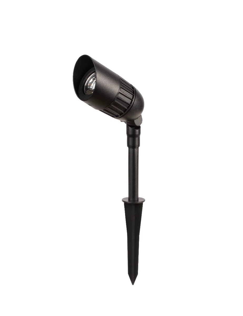 Black Metal, Plastic & Glass Spotlight